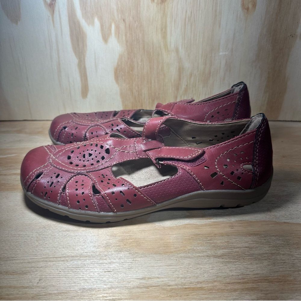 Earth Origins Rapid Tatum Red Mary Jane Shoes Women’s Size 7.5